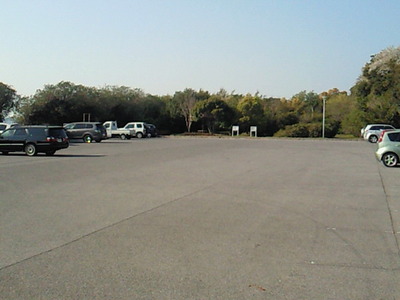 上総湊海浜公園の駐車場